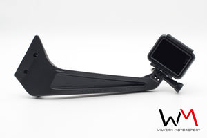 LHD Wilvern Motorsport GoPro mount for Recaro Sportster CS Seat with GoPro shown from rear